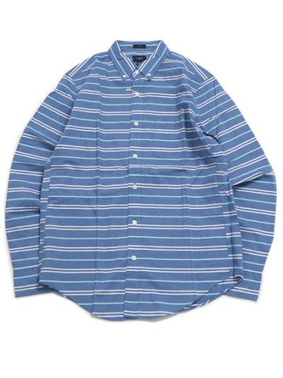 画像1: 【MEGA SALE】J.CREW SLIM HORIZONTAL STRIPE WASHED SHIRT