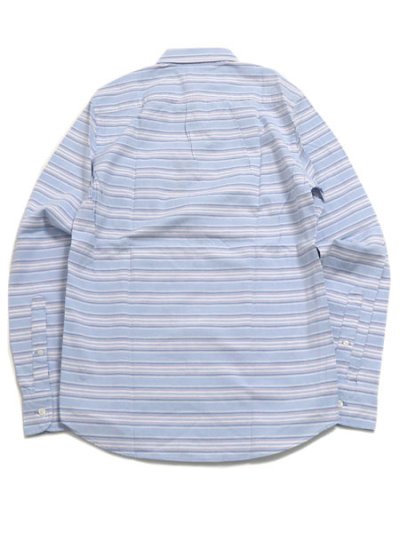 画像2: 【MEGA SALE】J.CREW SLIM MULTISTRIPE SUNWASHED OXFORD SHIRT