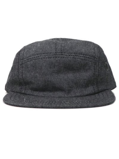 画像2: 【MEGA SALE】NEW YORK HAT CHAMBRAY 5PANEL CAP-BLACK