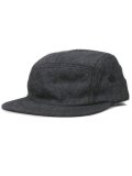 【MEGA SALE】NEW YORK HAT CHAMBRAY 5PANEL CAP-BLACK