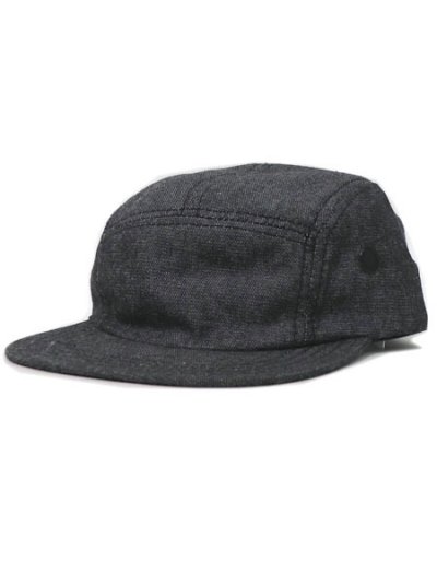 画像1: 【MEGA SALE】NEW YORK HAT CHAMBRAY 5PANEL CAP-BLACK