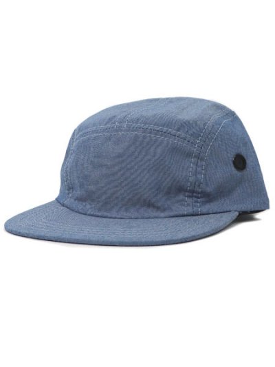 画像1: 【MEGA SALE】NEW YORK HAT CHAMBRAY 5PANEL CAP-BLUE