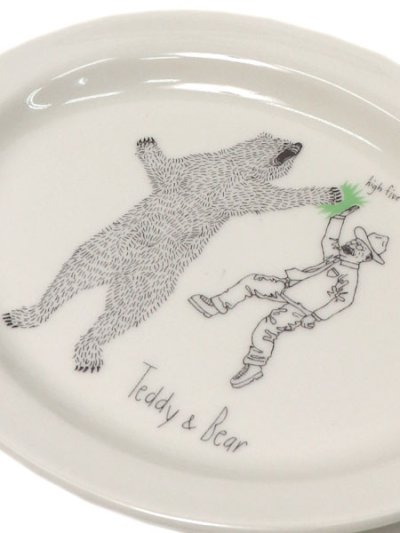 画像3: FISHS EDDY TEDDY ROOSEVELT MINI OVAL DISH