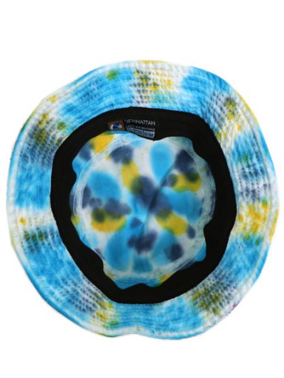 画像3: NEW HATTAN TIEDYE COTTON HAT-BLUE/YELLOW