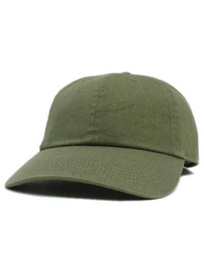 画像1: NEW HATTAN 6PNL COTTON CAP-CAMO GREEN