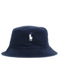 【送料無料】POLO RALPH LAUREN REVERSIBLE CHINO INDIGO LINEN BUCKET HAT