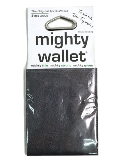 画像1: 【SALE】MIGHTY WALLET VINTAGE BLK LEATHER