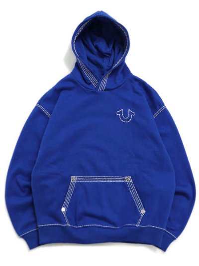 画像2: 【送料無料】TRUE RELIGION SUPER QT BUDDHA HOODIE BLUE