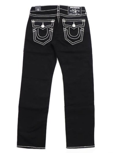 画像1: 【送料無料】TRUE RELIGION RICKY SUPER T STRAIGHT BODY RINSE BLACK