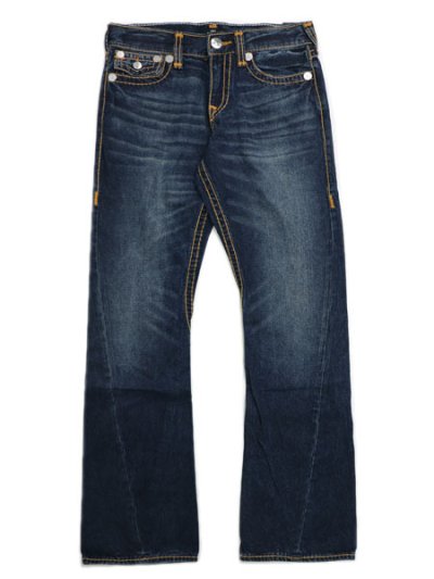 画像2: 【送料無料】TRUE RELIGION JOEY PICK STITCH FLAP FLARE TRAVIS DK WS