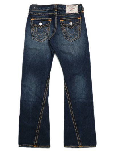 画像1: 【送料無料】TRUE RELIGION JOEY PICK STITCH FLAP FLARE TRAVIS DK WS