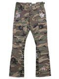 【送料無料】mnml CONTRAST BOOTCUT CARGO WOODLAND CAMO