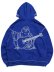 画像1: 【送料無料】TRUE RELIGION SUPER QT BUDDHA HOODIE BLUE (1)