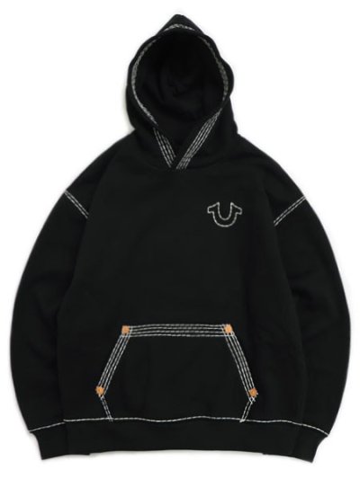 画像2: 【送料無料】TRUE RELIGION SUPER QT BUDDHA HOODIE BLACK