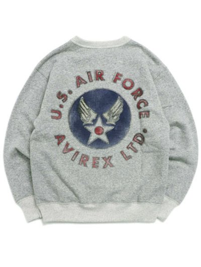 画像1: 【送料無料】AVIREX VTG. CREW SWEAT AIR FORCE