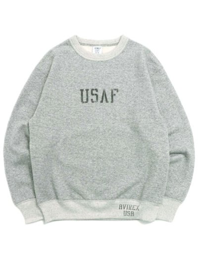 画像2: 【送料無料】AVIREX VTG. CREW SWEAT AIR FORCE