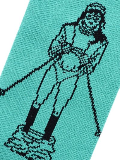 画像3: WHIMSY SOCKS TAKE ME SKI SOCKS TEAL