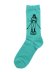 画像1: WHIMSY SOCKS TAKE ME SKI SOCKS TEAL (1)