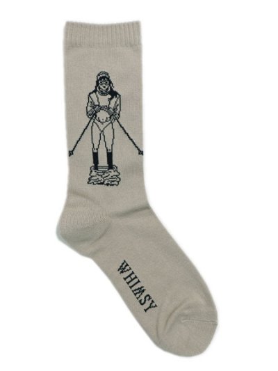 画像2: WHIMSY SOCKS TAKE ME SKI SOCKS SAND