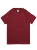 PRO CLUB HEAVY WEIGHT S/S TEE-BURGUNDY