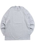 PRO CLUB HEAVY WEIGHT L/S TEE-GREY