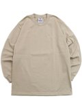 PRO CLUB HEAVY WEIGHT L/S TEE-KHAKI