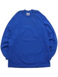 PRO CLUB HEAVY WEIGHT L/S TEE-BLUE