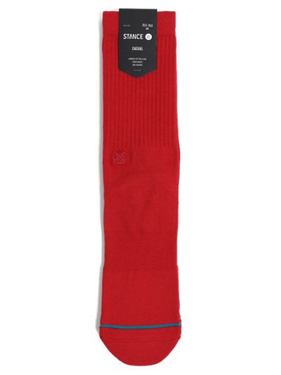 画像1: STANCE ICON SOCKS RED