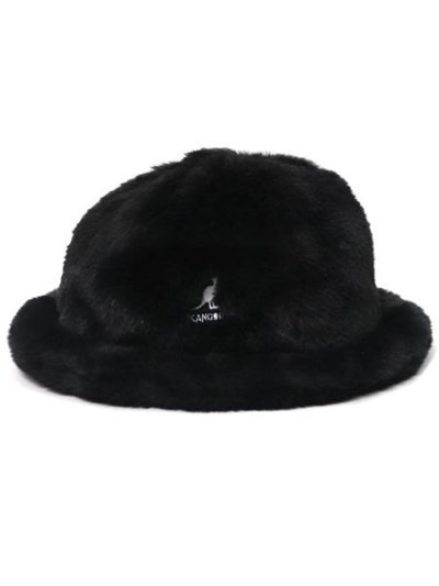 画像2: 【SALE】KANGOL FAUX FUR CASUAL-BLACK