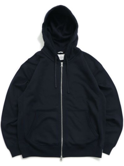 画像1: 【送料無料】REIGNING CHAMP MIDWEIGHT TERRY STANDARD ZIP HOODIE NAVY