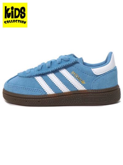 画像1: 【KIDS】ADIDAS HANDBALL SPEZIAL CF EL I LT BLU/CLOUD WH