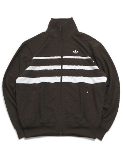 画像1: 【送料無料】ADIDAS MONOGRAM TRACK TOP-DARK BROWN