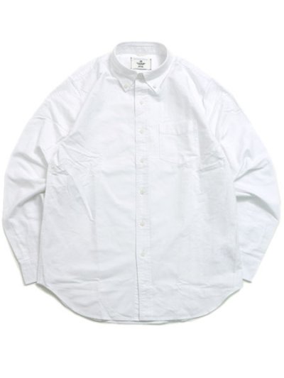 画像1: 【送料無料】REIGNING CHAMP COTTON OXFORD WINDSOR SHIRT WHITE