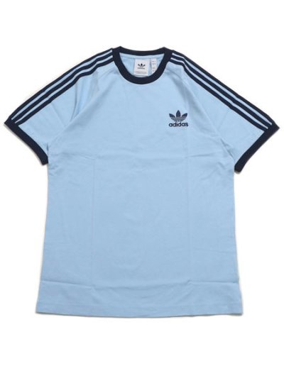 画像1: ADIDAS 3-STRIPES TEE-CLEAR SKY