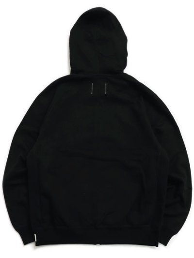 画像2: 【送料無料】REIGNING CHAMP MIDWEIGHT TERRY STANDARD ZIP HOODIE BLK