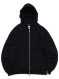 【送料無料】REIGNING CHAMP MIDWEIGHT TERRY STANDARD ZIP HOODIE BLK