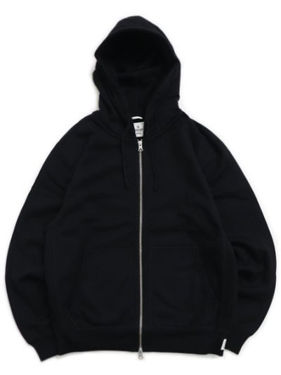 画像1: 【送料無料】REIGNING CHAMP MIDWEIGHT TERRY STANDARD ZIP HOODIE BLK