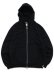 画像1: 【送料無料】REIGNING CHAMP MIDWEIGHT TERRY STANDARD ZIP HOODIE BLK (1)