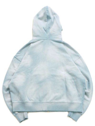 画像2: 【送料無料】EPTM. SUN FADED CROPPED ZIP UP HOODIE-SKY BLUE