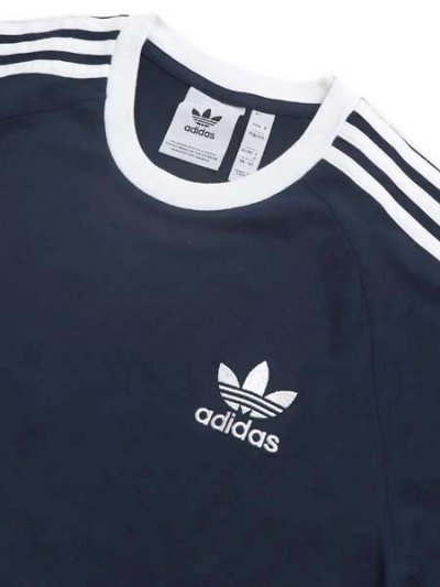 画像3: ADIDAS 3-STRIPES TEE-NIGHT INDIGO