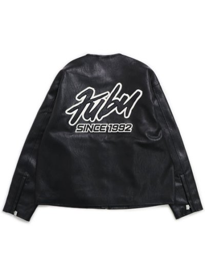 画像2: 【送料無料】FUBU FAUX LEATHER RACING JACKET