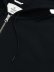 画像3: 【送料無料】REIGNING BRUSHED FLEECE ZIP HOODIE BLACK