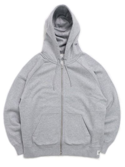 画像1: 【送料無料】REIGNING CHAMP BRUSHED FLEECE ZIP HOODIE HEATHER GREY