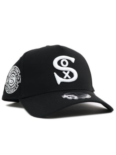 画像1: NEW ERA 9FORTY A-FRAME BLACK & WHITE WHITE SOX