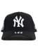 画像2: 【KIDS】NEW ERA YOUTH 9FORTY A-FRAME BLACK & WHITE NYY (2)