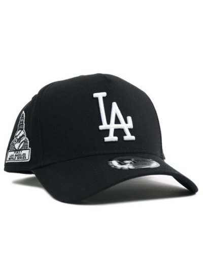 画像1: NEW ERA 9FORTY A-FRAME BLACK & WHITE DODGERS