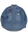 【送料無料】MANASTASH WESTERN EMB. SHIRT USED