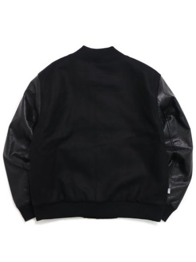 画像2: 【送料無料】PRO CLUB HEAVYWEIGHT VARSITY JACKET BLACK