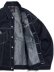 画像5: 【送料無料】FUBU METALLIC DENIM JACKET NAVY