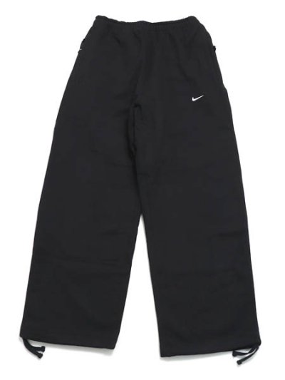 画像1: 【送料無料】NIKE SOLO SWSH BB FLC OH PANT-BLACK/WHITE